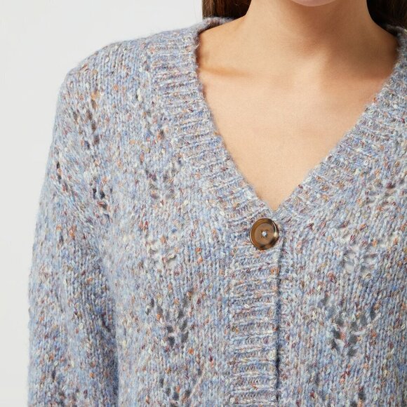 Soaked In Luxury Anabelle Open Knit Cardigan- Size XS - Picture 4 of 14